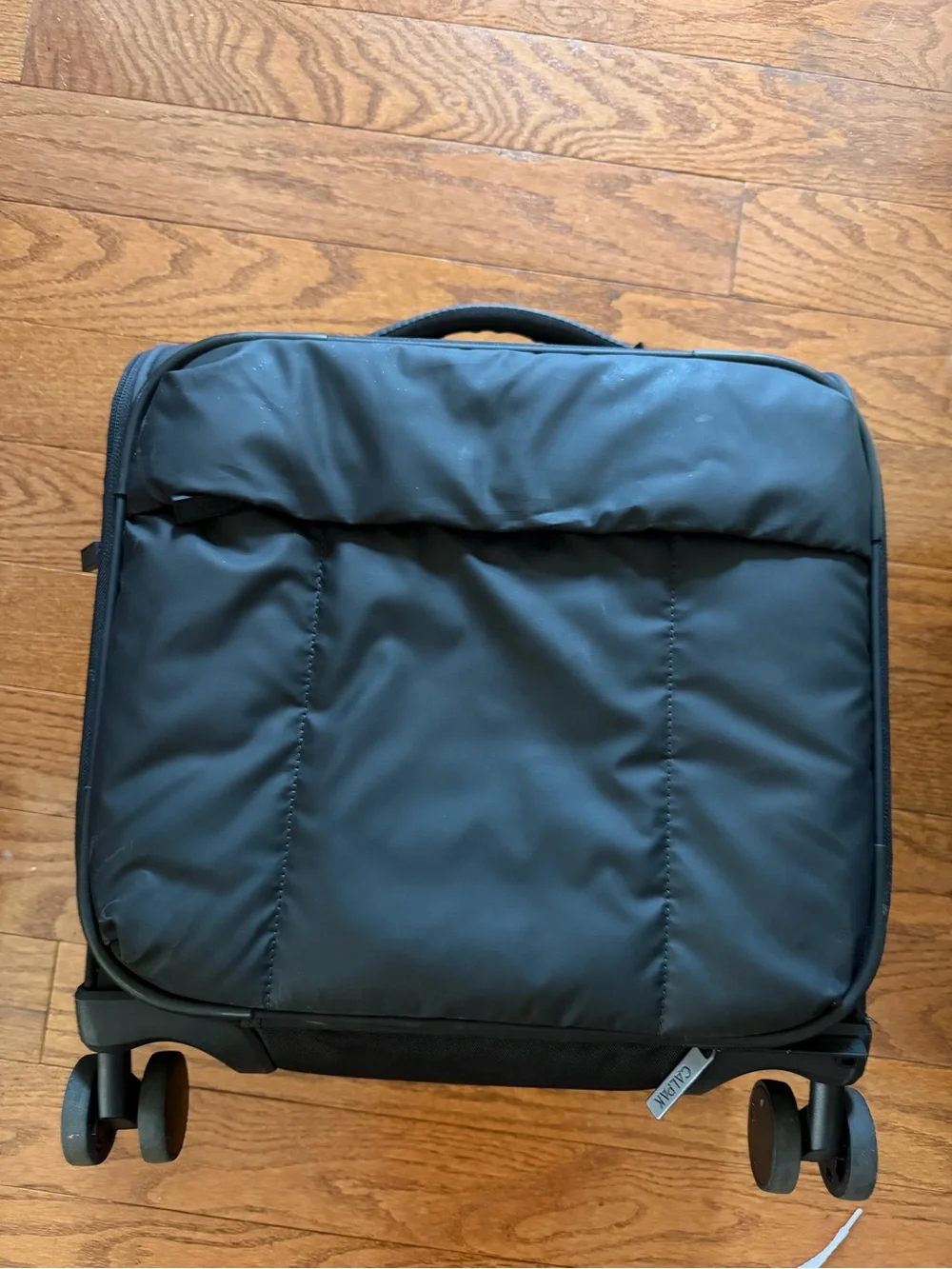 Luka Soft-Sided Mini Carry-On Luggage in Matte Black - Picture 6 of 11